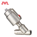 Threaded air control pneumatic angle seat valve